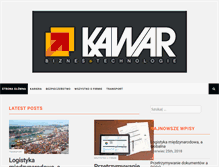 Tablet Screenshot of kawar.pl