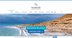 Desktop Screenshot of kawar.cz